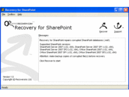 Recovery for SharePoint screenshot